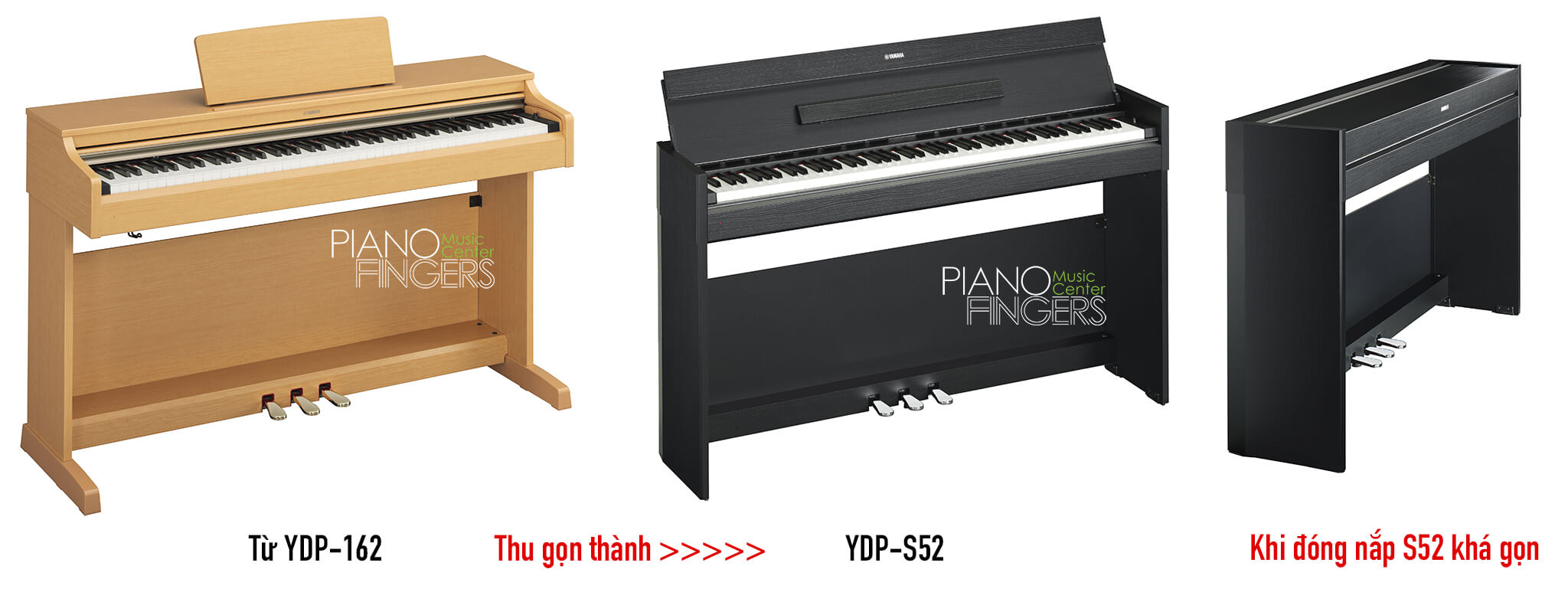 piano dien yamaha ydp s52 so sanh ypd162