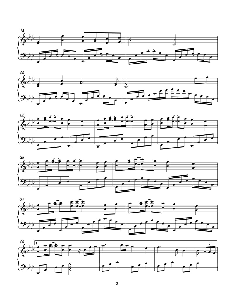 piano-sheet-endless-love-the-myth-than-thoai-ost-2