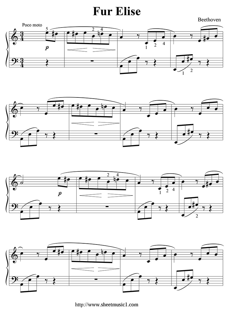 sheet-piano-Fur-Elise-1