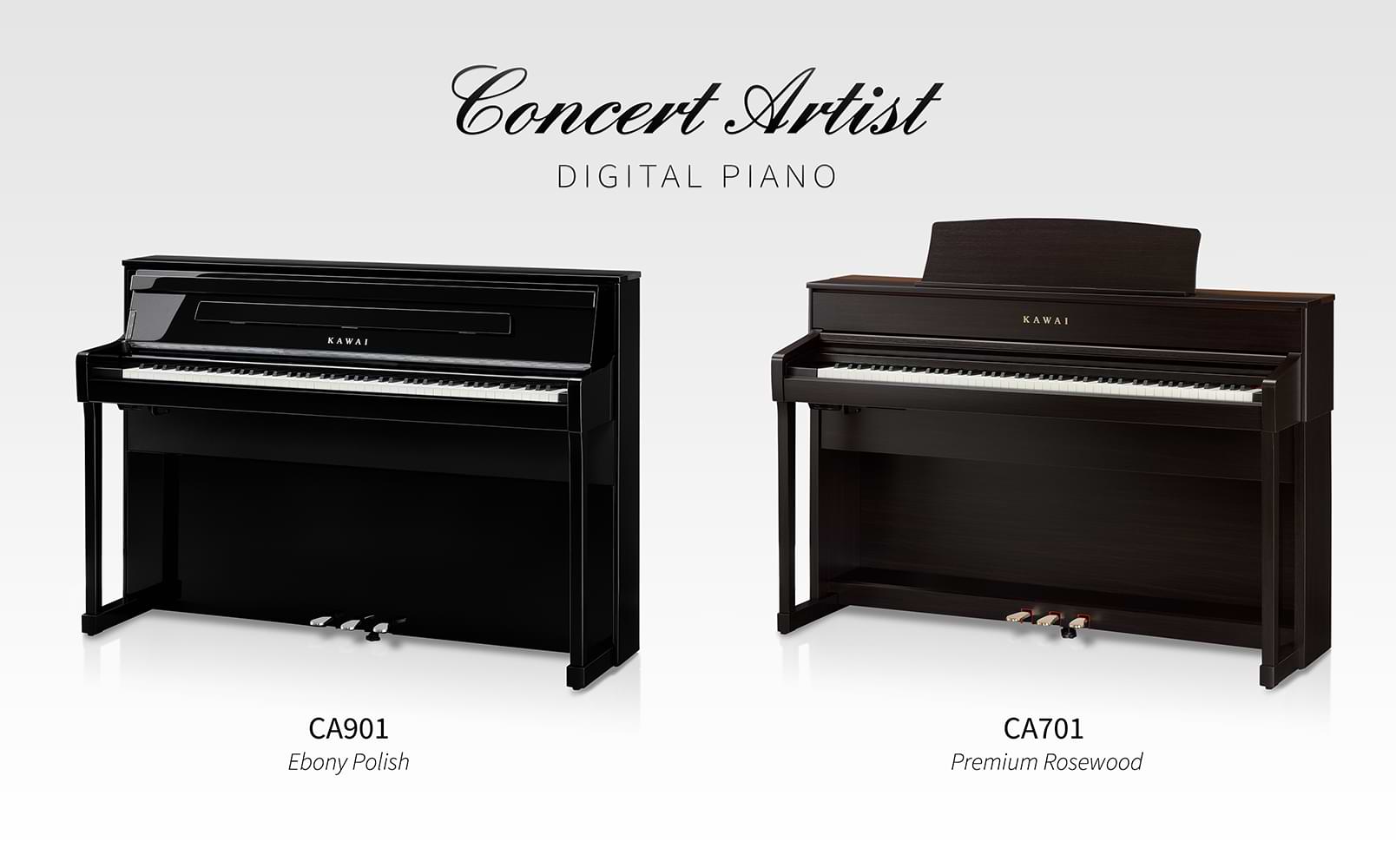 Kawai công bố 2 mẫu đàn piano điện mới dòng Concert Artist CA901 & CA701