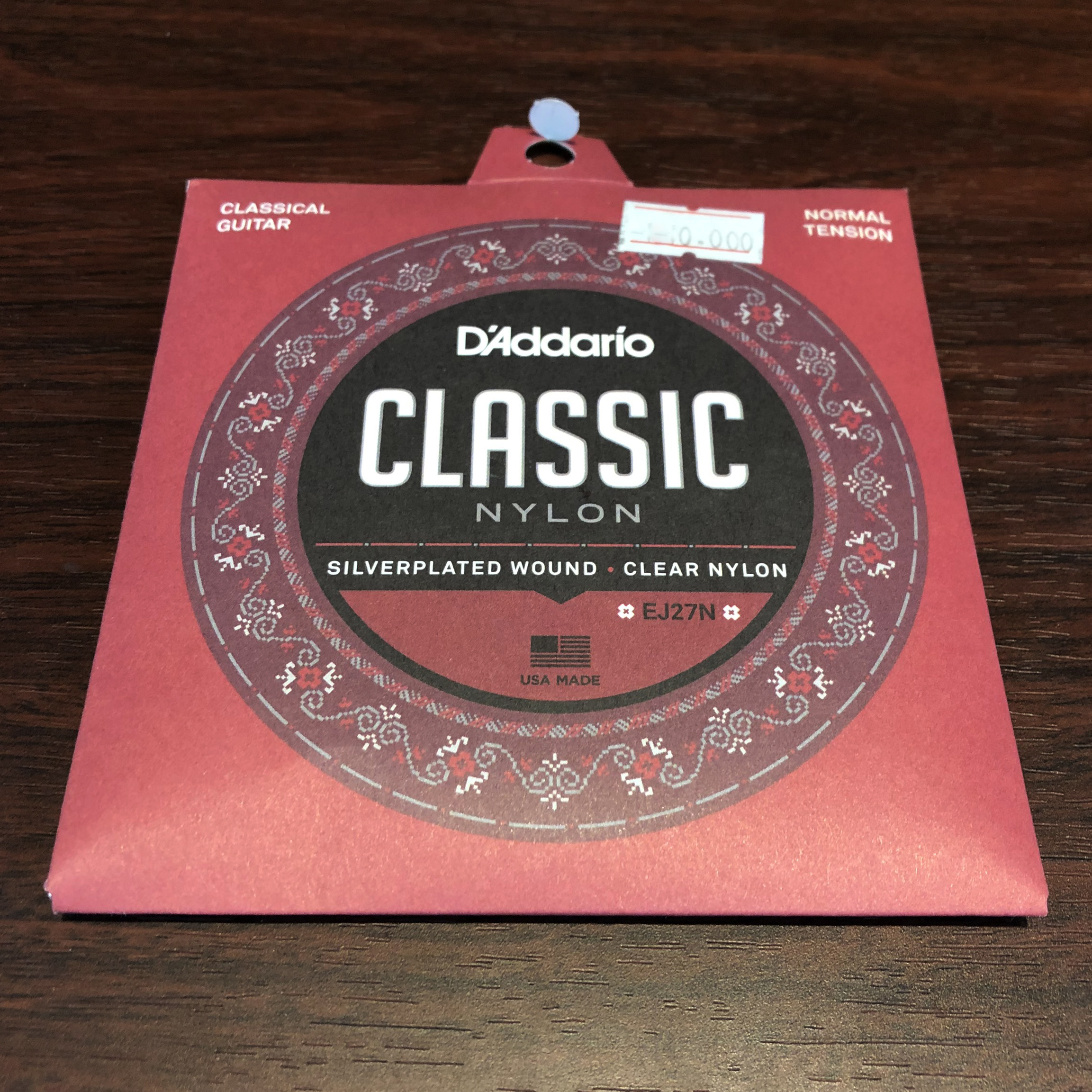 Dây đàn guitar classic D'Addario EJ27N Dây đàn guitar classic D'Addario EJ27N