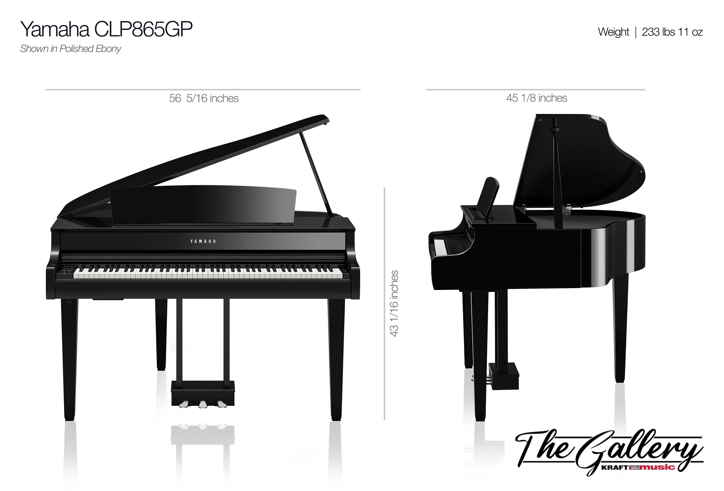 Piano điện Yamaha CLP-865GP