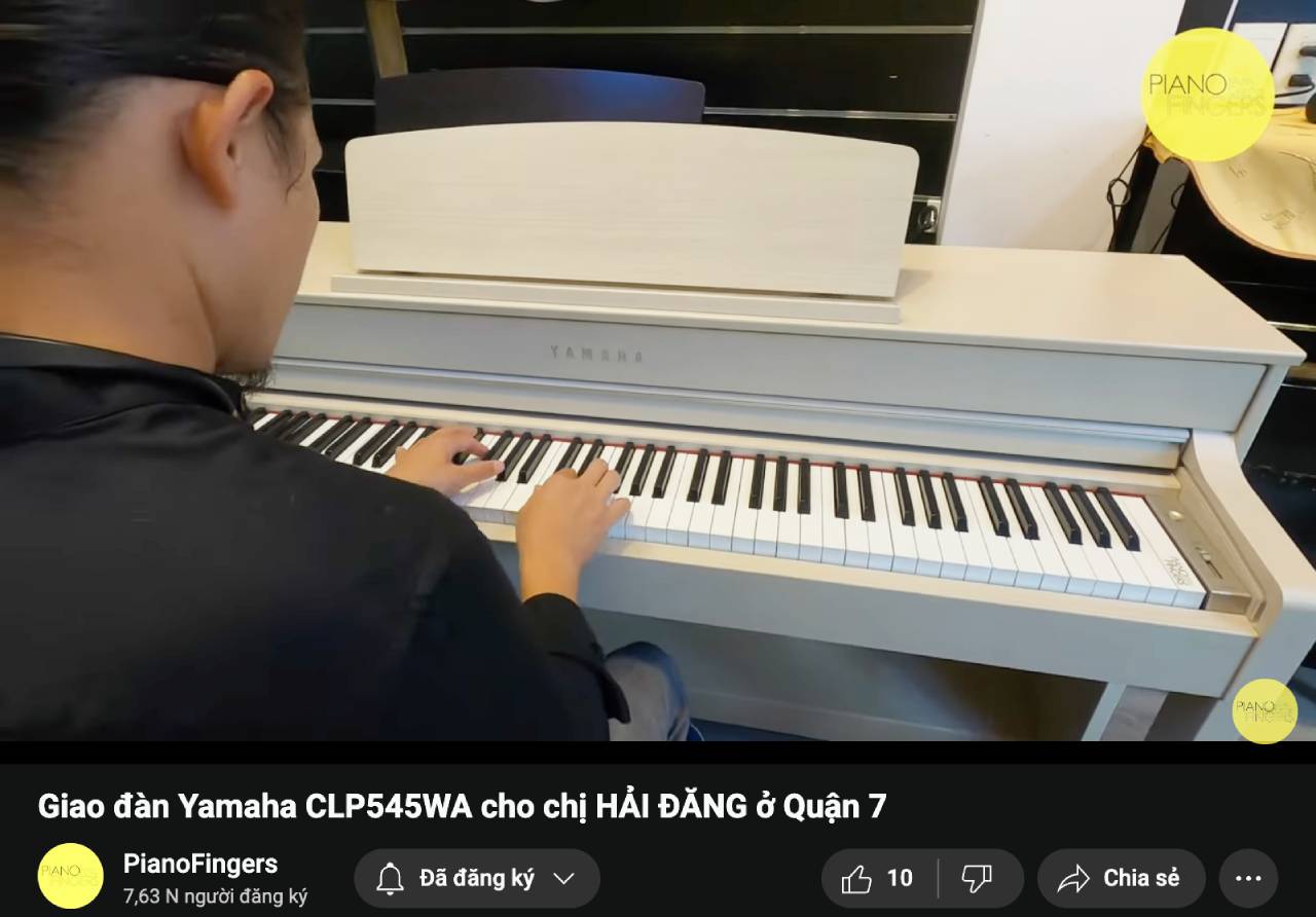 Top 5 piano điện Yamaha CLP dòng Clavinova Yamaha CLP-545