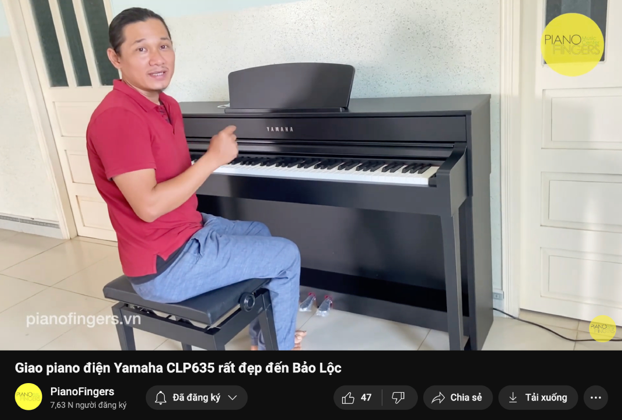 Top 5 piano điện Yamaha CLP dòng Clavinova Yamaha CLP-635