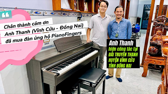 Cám ơn anh Thanh đã ghé ủng hộ cây piano điện Yamaha CLP-645 28 image 44 2
