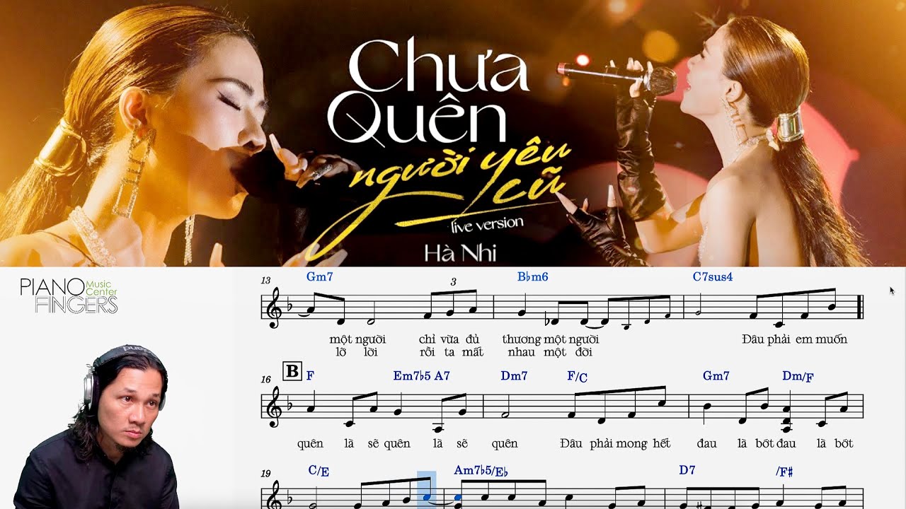 Sheet nhạc Chưa Quên Người Yêu Cũ Hà Nhi