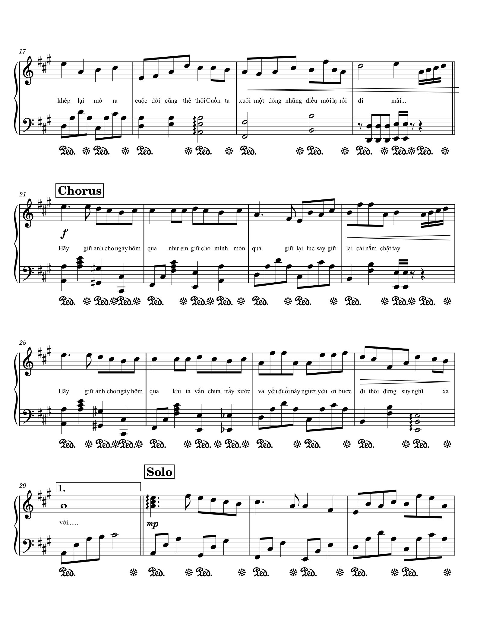 Sheet nhạc Giữ Cho Anh Ngày Hôm Qua Hoàng Dũng 4 Sheet nhạc Giữ Cho Anh Ngày Hôm Qua Hoàng Dũng