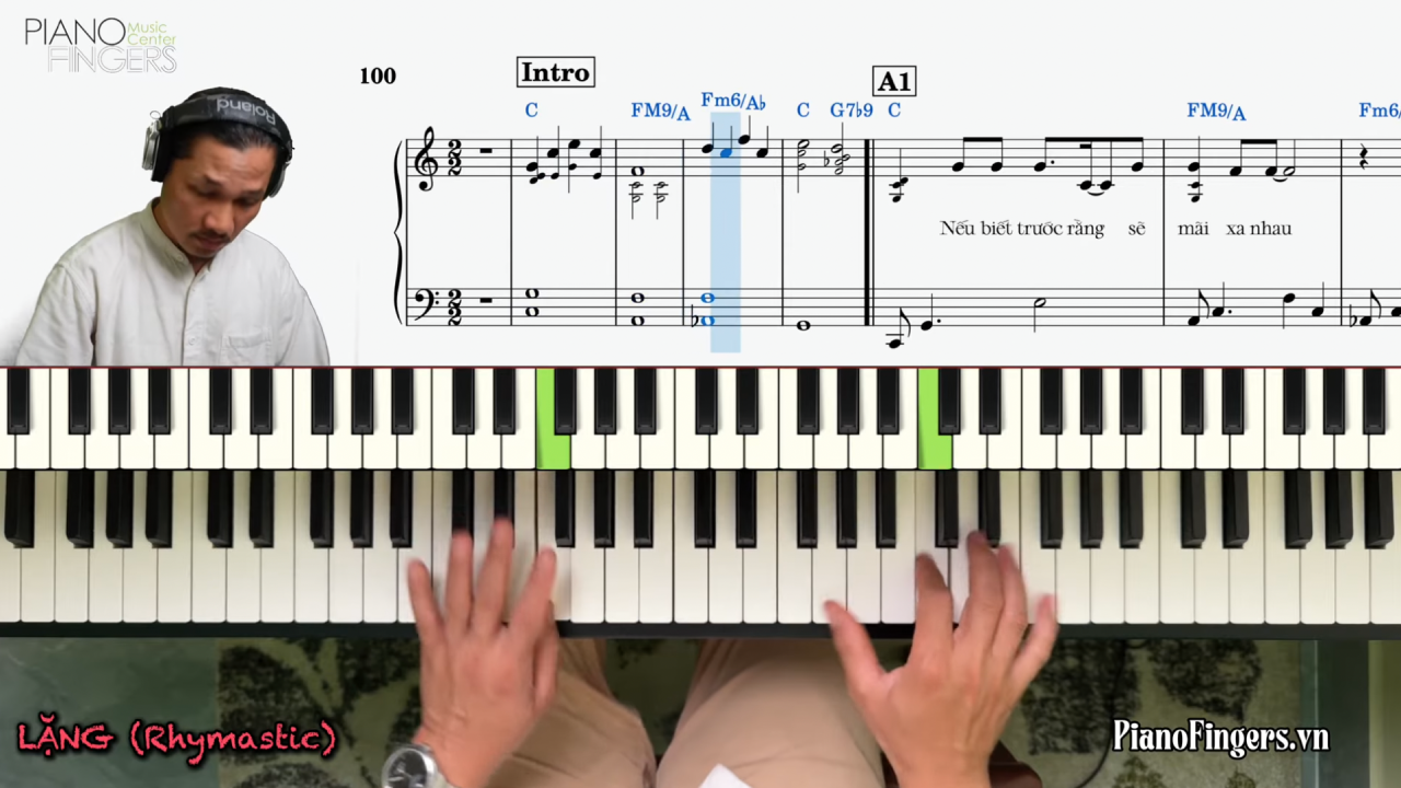 Sheet nhạc Lặng Rhymastic 1