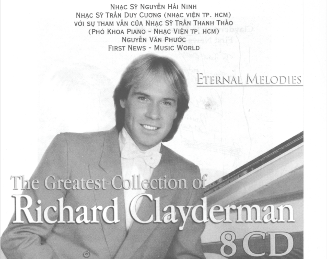 Richard Clayderman và những tuyệt phẩm dành cho đàn piano (8 CD).png