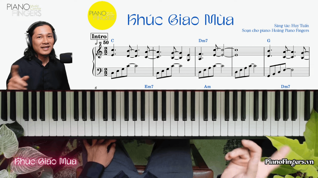 Sheet nhạc Khúc Giao Mùa nhạc sĩ Huy Tuấn