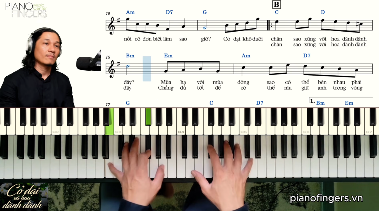 Sheet nhạc Cỏ Dại Và Hoa Dành Dành