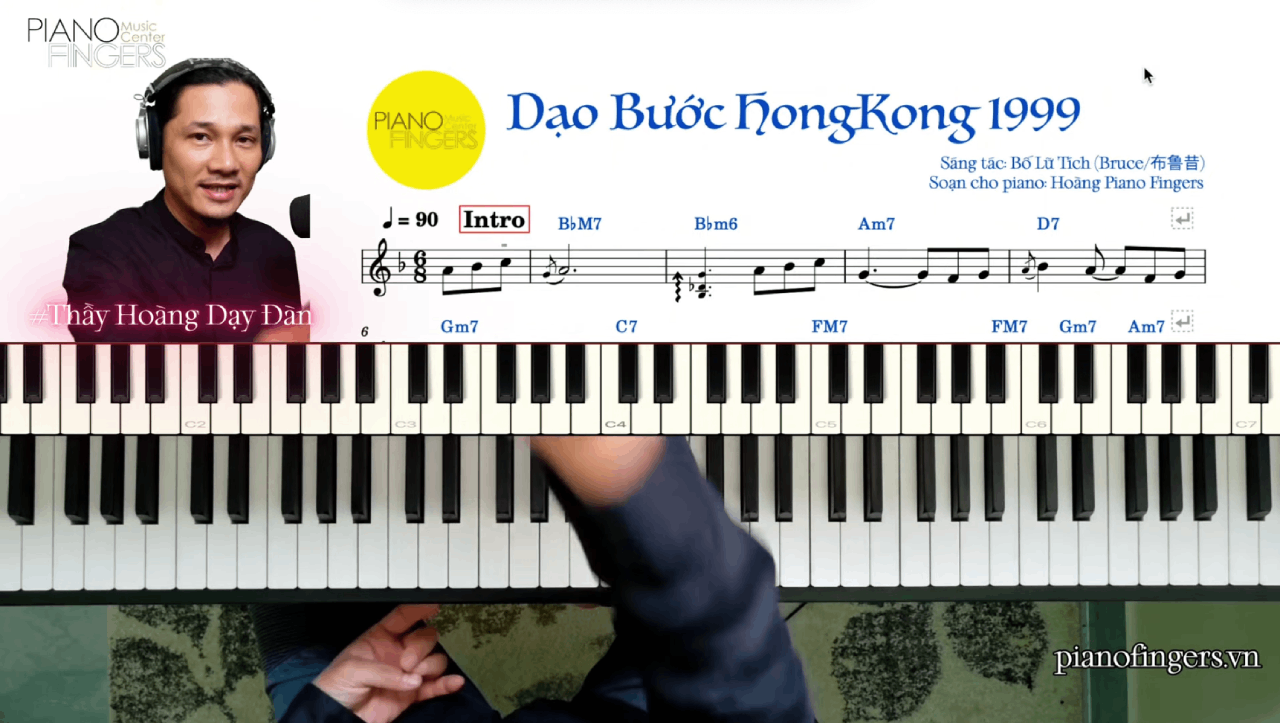 Sheet nhạc Dạo Bước HongKong 1999