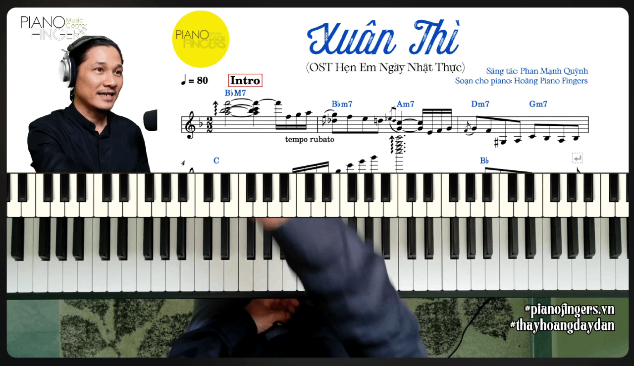 Sheet nhạc Xuân Thì Phan Mạnh Quỳnh